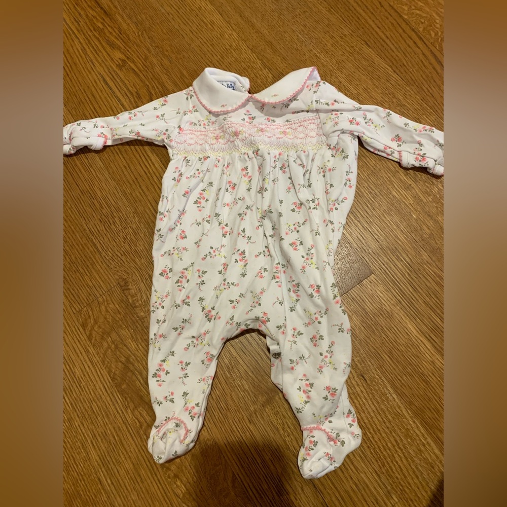 Magnolia Baby NB footie girls